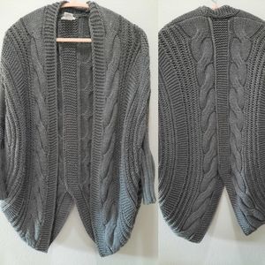 Gray cardigan